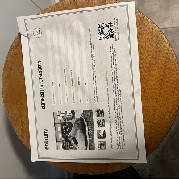 Jordan White and Black Sneakers with Red Accents Air Jordan Infrared Retro 3 - Picture 11 of 12